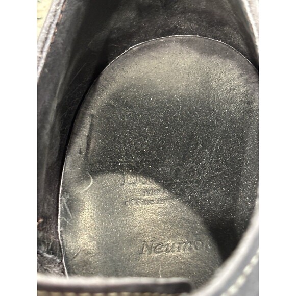 Allen Edmonds Men\'s Neumok Navy Blue Gray Wing Tip Oxford Dress Shoes Size 9 D main image 5